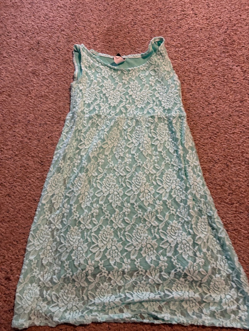 Women's Mint Lace Midi Dress